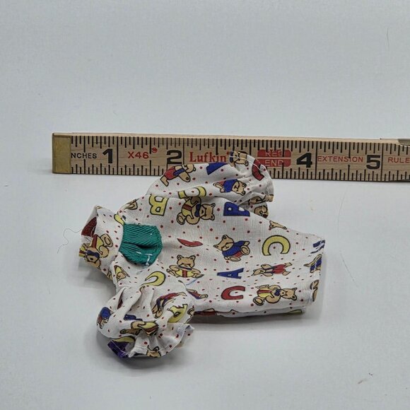 Vintage Barbie Doll Teacher Top With Bear Print - Picture 4 of 4